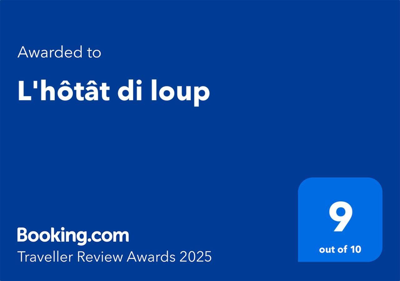 L'Hotat Di Loup Panzió Courtedoux Kültér fotó